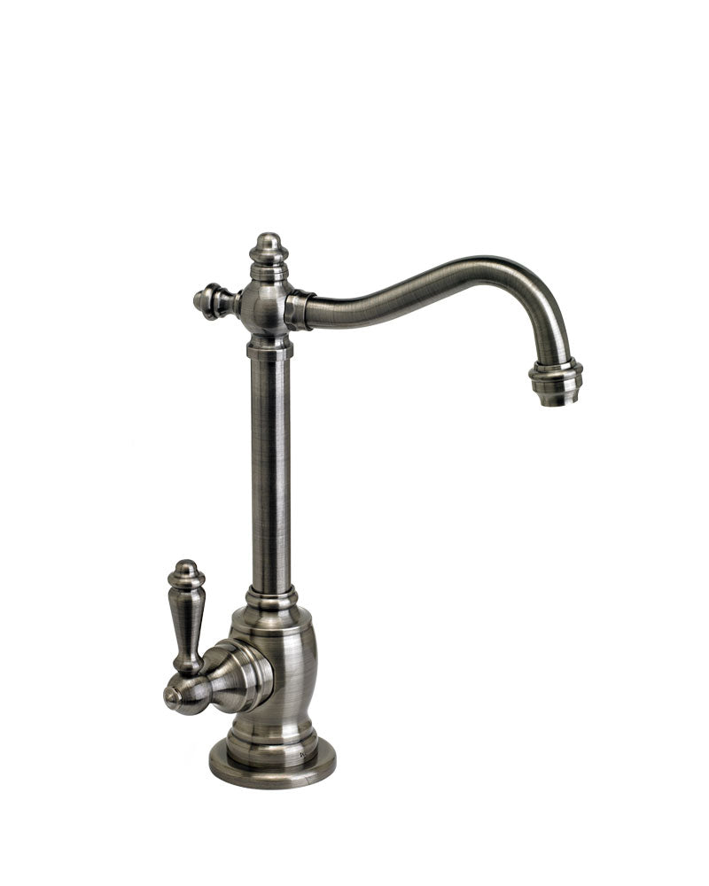 Waterstone 1100C-MB Annapolis Cold Only Filtration Faucet with Lever Handle, Matte Black Finish freeshipping - Drinking Well Co.