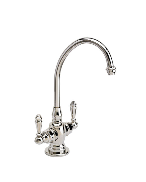 Waterstone 1200HC-CH Hampton Hot and Cold Filtration Faucet with Lever  Handles
