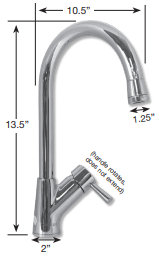 Water Inc. Ozone Faucet 3 with Ozone Generator - Chrome SLUA01-CH freeshipping - Drinking Well Co.